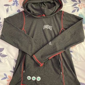 *NWOT* Ohio State University Contrast Stitch Funnelneck Hoodie